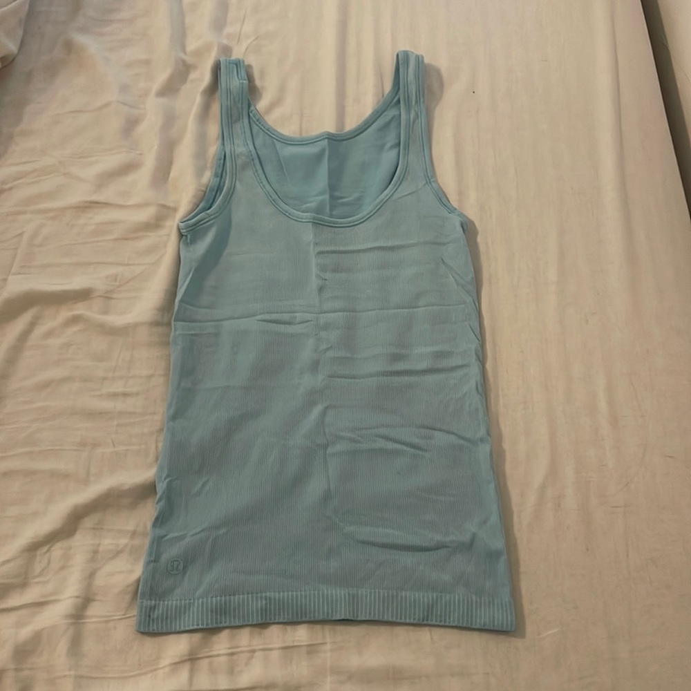 Lulu lemon blue tank top